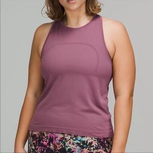NWT Lululemon Swiftly Tech High Neck Tank Size 8